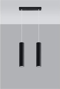 Fekete fém függőlámpa Castro – Sollux