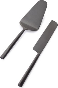 Rozsdamentes acél torta tálaló készlet 2 db-os Hestia – Bizzotto