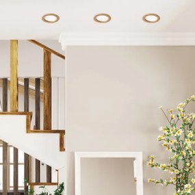 LED Beépíthető lámpa WOODY SPOT LED/16,5W/230V 4000K tölgy ø 18,5 cm