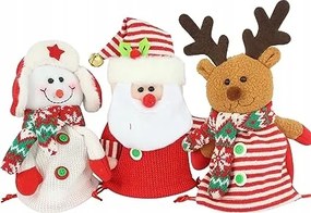 Plüss Karácsonyi Ajándéktáskák Candy bags Dekoráció 3 db