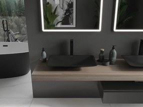 Mexen Esper, munkalap mosogató konglomerátumból 60 x 38 cm, fekete matt, 23036071