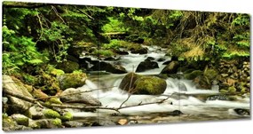 Vászonkép 120x60 Patak a hegyekben