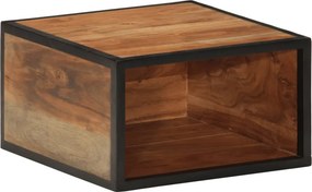 vidaXL tömör akácfa falra szerelhető éjjeliszekrény 35 x 35 x 20 cm