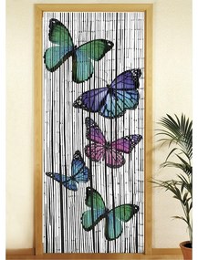 Bambusz függöny ajtóra 200x90 cm Butterflies - Maximex