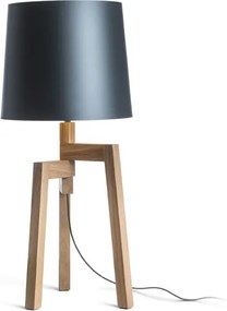 RENDL CONNY 35/30 állólámpa búra Monaco petróleumkék/ezüst PVC max. 23W