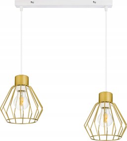 Mennyezeti Lámpa Függő Túlnyúlás csillár drót arany 2