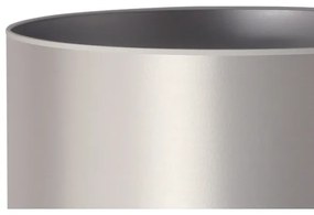 Duolla - Állólámpa CANNES 1xE27/15W/230V átm. 45 cm ezüst/fehér