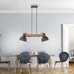 Paul Neuhaus loft függeszték cup 2.0 fekete fa pln15742-18
