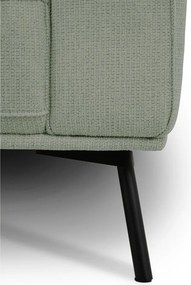 Zöld zsenília sarokkanapé (bal oldali-L alakú) Amsterdam – Scandic