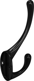 vidaXL Ruhafogó 346 pcs Fekete 102 x 29 x 47 mm Cink Ötvözet