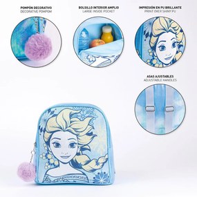 Disney Jégvarázs Sparkly hologrammos hátizsák, táska 21 cm