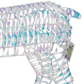 Karácsonyi állólámpa szivárványos szarvas 60 cm LED-del - Niji