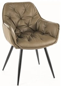 Olíva zöld CHERRY szék műbőrből