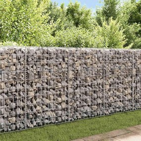 vidaXL horganyzott acél gabion fal 450 x 30 x 100 cm