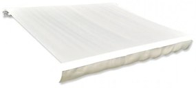 Krémszínű napellenző ponyva 4 x 3 m (keret nélkül)