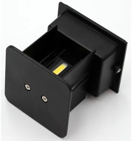 LED Kültéri fali lámpa 2xLED/3W/230V IP54 fekete