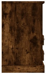 2 db füstös tölgy színű éjjeliszekrény 43 x 36 x 60 cm