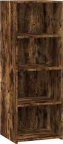 vidaXL füstös tölgy színű szerelt fa magasszekrény 45 x 41 x 124 cm