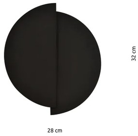 Fali lámpa FORM 1xG9/8W/230V fekete