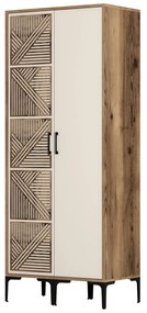 Ruhásszekrény Kiara PS (dió + krém). 1088491