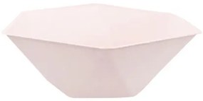 Rózsaszín Vert Decor hatszögletű mélytányér 6 db-os 15,8 cm