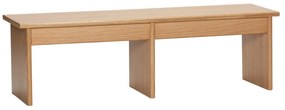 Natúr színű TV-állvány tölgyfa dekorral 99x30 cm Doppio – Hübsch