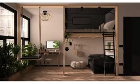 Felületre szerelhető csillár EARTH 1xE27/60W/230V fekete/bézs