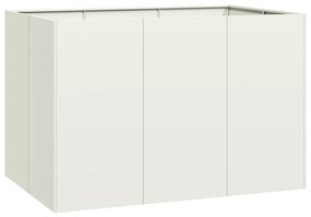 növénytartó fehér 120x80x80 cm Acél