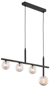 Jupiter 1905 - Kábelre szerelt csillár NEPTUN 4xG9/14W/230V fekete