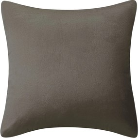 Solid velúr párnahuzat 45x45 barna