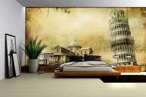 Fotótapéta - Vintage Art Pisa (152,5x104 cm)