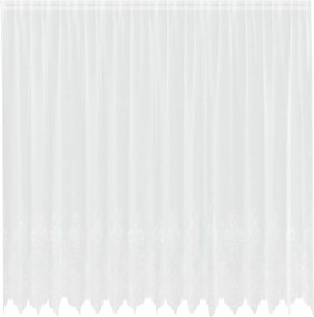 vidaXL Csipkés Függöny függönyökkel Fehér 220 x 400 cm Poliészter