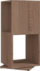vidaXL sonoma tölgy színű szerelt fa forgószekrény 34,5x34,5x75,5 cm