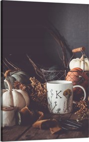 Vászonkép Tökök Retro Vintage Ősz Évszakok 50x80