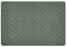 Tiles zöld szilikon tányéralátét, 33 x 48 cm - Södahl