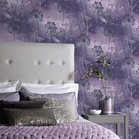 Arthouse Signature 1 Soffione lila virágos papír tapéta – 692306