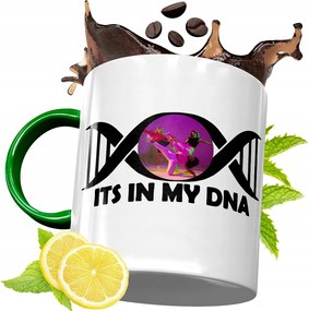 Zöld Bögre Táncosnőnek Születésnapi Ajándék fényképes nyomtatással