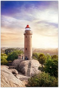 Poszterek 60x90 Mahabalipuram világítótorony