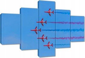 Vászonkép 100x70 Repülőgépek bemutató