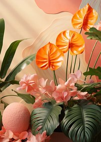 Poszter 50x70cm Narancssárga Paradicsom