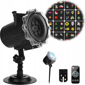 Karácsonyi Projektor Led Lézer Projektor Ház Falra Távirányító IP44