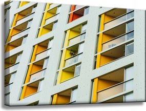 Vászonkép Blokk Lakás Épület Városépítészet 60x40