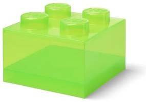 Zöld műanyag gyerek tárolódoboz 25x25x18 cm – LEGO®