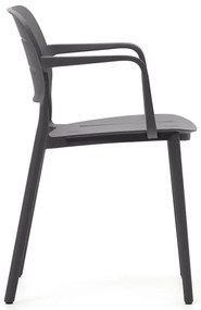 Szürke műanyag kerti szék Morella – Kave Home
