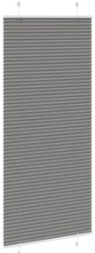 pliszírozott redőny antracit 90x200 cm szövetszélesség 89,4 cm