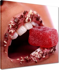 Vászonkép 40x40 Csúnya zselé