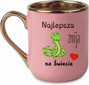 Elegáns bögre „a világ legjobb viperája” 330 Rózsaszín