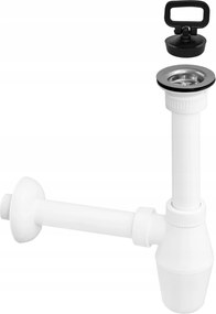 Mosdószifon Robusztus Fehér, Fém Szűrővel 210WH+2SO32WH