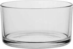 Átlátszó széles üveg tál Saláta tálaló viaszgyertyákhoz 800ml