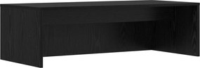 vidaXL Falra szerelhető íróasztal Fekete tölgy 100 x 45 x 30 cm